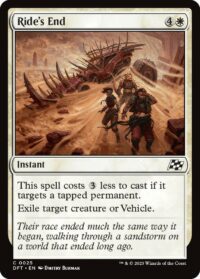 Ride's End (Foil) - #25 - Common - Inglés