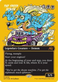 The Speed Demon (Borderless) (First-Place Foil) - #538 - Mythic - Inglés