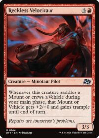 Reckless Velocitaur (Foil) - #144 - Uncommon - Inglés
