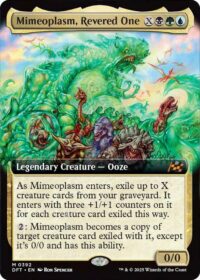 Mimeoplasm, Revered One (Extended Art) (Foil) - #392 - Mythic - Inglés