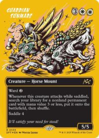 Guardian Sunmare (Borderless) (First-Place Foil) - #533 - Rare - Inglés