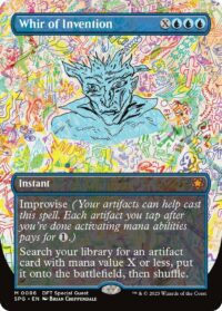 Whir of Invention (Borderless) (Foil) - #86 - Mythic - Inglés