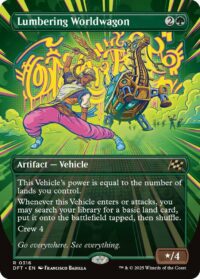 Lumbering Worldwagon (Borderless) - #316 - Rare - Inglés