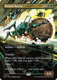 Debris Beetle (Borderless) (Foil) - #322 - Rare - Inglés