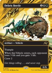 Debris Beetle (Borderless) (First-Place Foil) - #530 - Rare - Inglés