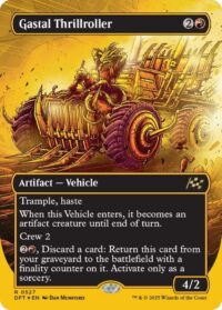 Gastal Thrillroller (Borderless) (First-Place Foil) - #527 - Rare - Inglés