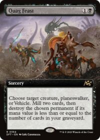 Quag Feast (Extended Art) (Foil) - #384 - Rare - Inglés