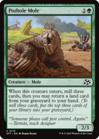 Pothole Mole (Foil) - #176 - Common - Inglés