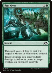 Run Over (Foil) - #179 - Common - Inglés