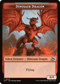 Dinosaur Dragon // Treasure Double-Sided Token (Foil) - #4 // 11 - Token - Inglés
