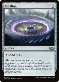 Sol Ring (Foil) - Uncommon - #106 Inglés (CommanderDeck TR)