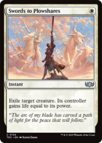 Swords to Plowshares - Uncommon - #134 - Inglés (CommanderDeck TR)