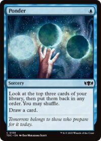 Ponder (Foil) - Common - #159 Inglés (CommanderDeck TR)