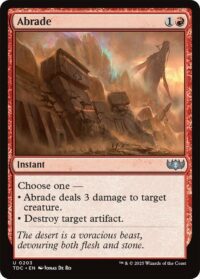 Abrade (Foil) - Uncommon - #203 Inglés (CommanderDeck TR)