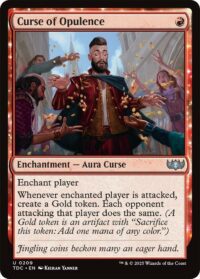 Curse of Opulence (Foil) - Uncommon - #209 Inglés (CommanderDeck TR)