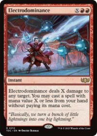 Electrodominance - Rare - #212 - Inglés (CommanderDeck TR)