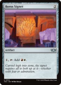 Boros Signet - Uncommon - #314 - Inglés (CommanderDeck TR)