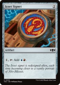 Izzet Signet (Foil) - Common - #320 Inglés (CommanderDeck TR)
