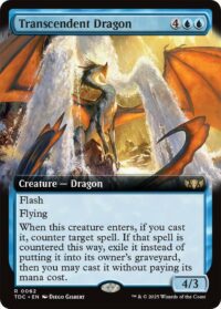 Transcendent Dragon (Extended Art) - Rare - #62 - Inglés (CommanderDeck TR)