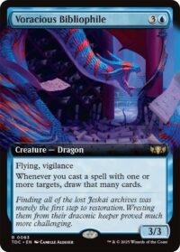 Voracious Bibliophile (Extended Art) - Rare - #63 - Inglés (CommanderDeck TR)