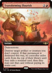 Transforming Flourish (Extended Art) - Rare - #79 - Inglés (CommanderDeck TR)