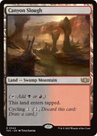 Canyon Slough - Rare - #344 - Inglés (CommanderDeck TR)