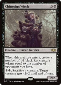Chittering Witch - Rare - #175 - Inglés (CommanderDeck TR)