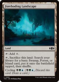 Foreboding Landscape - Common - #365 - Inglés (CommanderDeck TR)