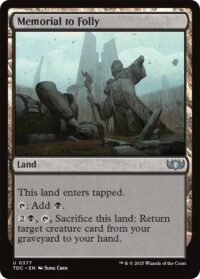 Memorial to Folly - Uncommon - #377 - Inglés (CommanderDeck TR)