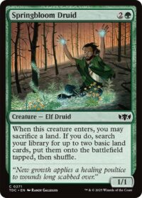 Springbloom Druid (Foil) - Common - #271 Inglés (CommanderDeck TR)