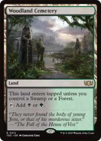 Woodland Cemetery - Rare - #412 - Inglés (CommanderDeck TR)