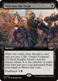Welcome the Dead (Extended Art) - Rare - #70 - Inglés (CommanderDeck TR)