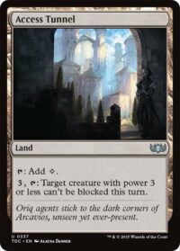 Access Tunnel (Foil) - Uncommon - #337 Inglés (CommanderDeck TR)
