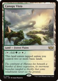 Canopy Vista - Rare - #343 - Inglés (CommanderDeck TR)