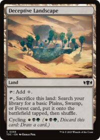 Deceptive Landscape - Common - #356 - Inglés (CommanderDeck TR)