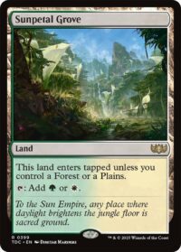 Sunpetal Grove - Rare - #399 - Inglés (CommanderDeck TR)