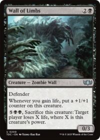 Wall of Limbs - Uncommon - #200 - Inglés (CommanderDeck TR)