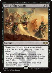 Will of the Abzan - Rare - #31 - Inglés (CommanderDeck TR)