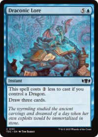 Draconic Lore - Common - #151 - Inglés (CommanderDeck TR)