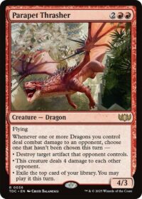Parapet Thrasher - Rare - #36 - Inglés (CommanderDeck TR)
