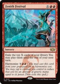 Zenith Festival (Foil) - Rare - #41 Inglés (CommanderDeck TR)