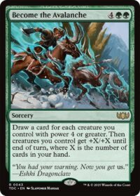 Become the Avalanche - Rare - #43 - Inglés (CommanderDeck TR)