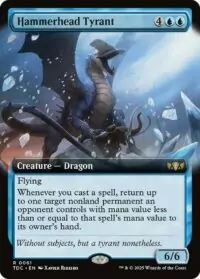 Hammerhead Tyrant (Extended Art) - Rare - #61 - Inglés (CommanderDeck TR)