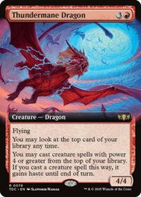 Thundermane Dragon (Extended Art) - Rare - #78 - Inglés (CommanderDeck TR)