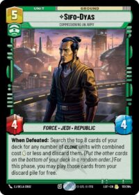 Sifo-Dyas - Commissioning An Army - Rare - 117/264 - Inglés (LoF)