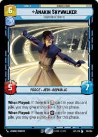 Anakin Skywalker - Champion of Mortis - Legendary - 070/264 - Inglés (LoF)