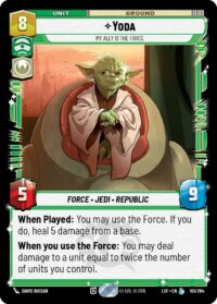 Yoda - My Ally is the Force - Legendary - 101/264 - Inglés (LoF)