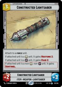 Constructed Lightsaber - Legendary - 261/264 - Inglés (LoF)