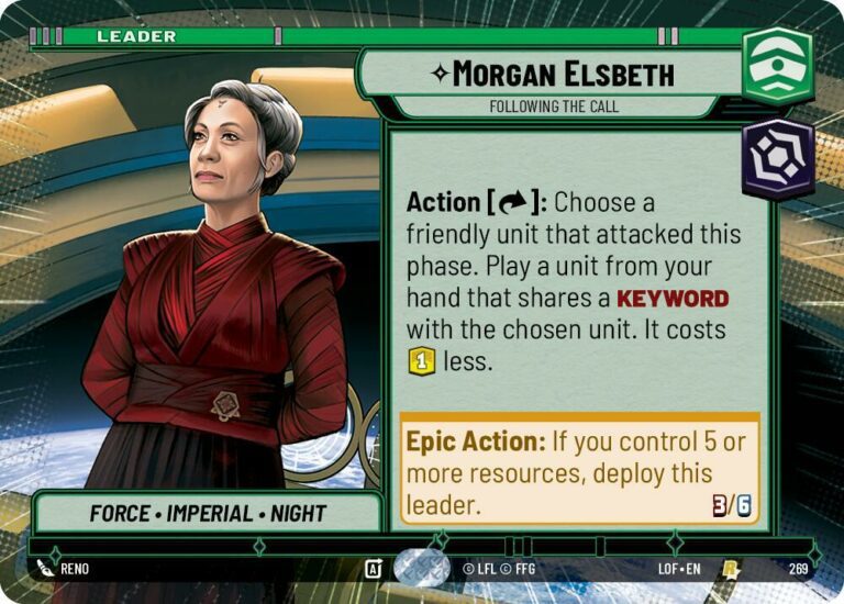 Morgan Elsbeth - Following the Call (Hyperspace) - Rare - 269 - Inglés (LoF)