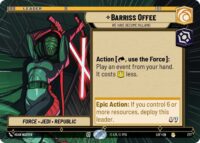 Barriss Offee - We Have Become Villains (Hyperspace) - Common - 277 - Inglés (LoF)